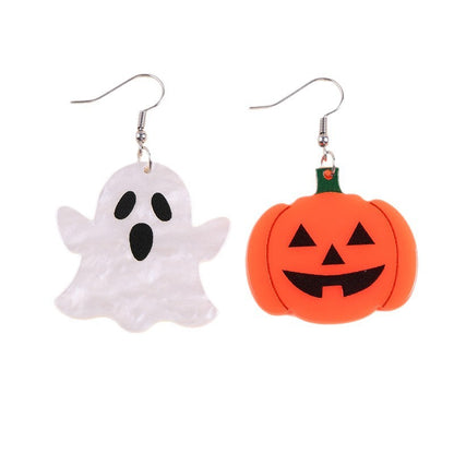 Europäische und amerikanische Halloween-Serie Acryl-Ohrringe Farbe