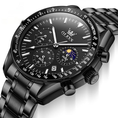 Reloj deportivo de cuarzo con personalidad y moda para hombre.