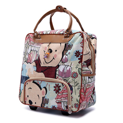 Estuche de viaje con ruedas de PU