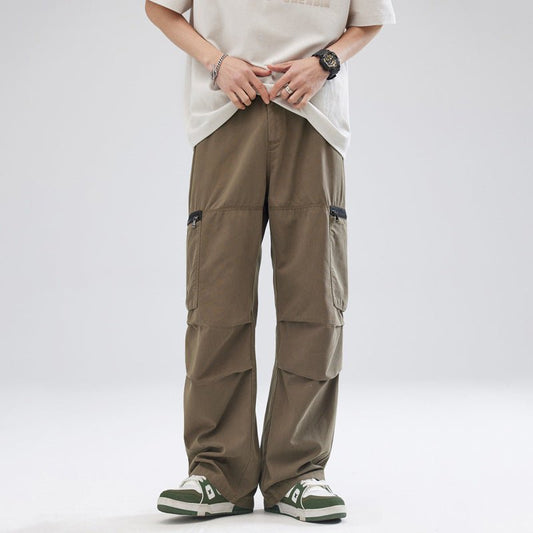 Summer American Straight Casual Pants Men - BAGMODA