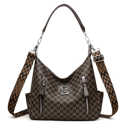 Bolso bandolera con estampado retro