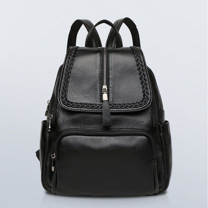 Street Trend Leather Women's Backpack