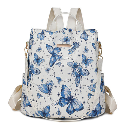 Butterfly Printed Shoulder Backpack