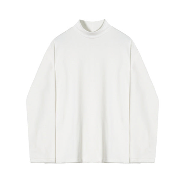 Thickened Versatile Cotton Solid T-shirt Male