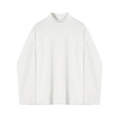 Thickened Versatile Cotton Solid T-shirt Male