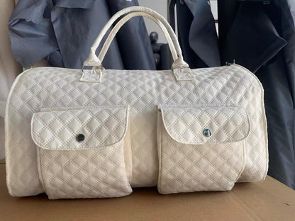 Bolsa de equipaje con bolsa para zapatos, bolsa de almacenamiento para abrigos, bolsa para colgar al hombro con ruedas
