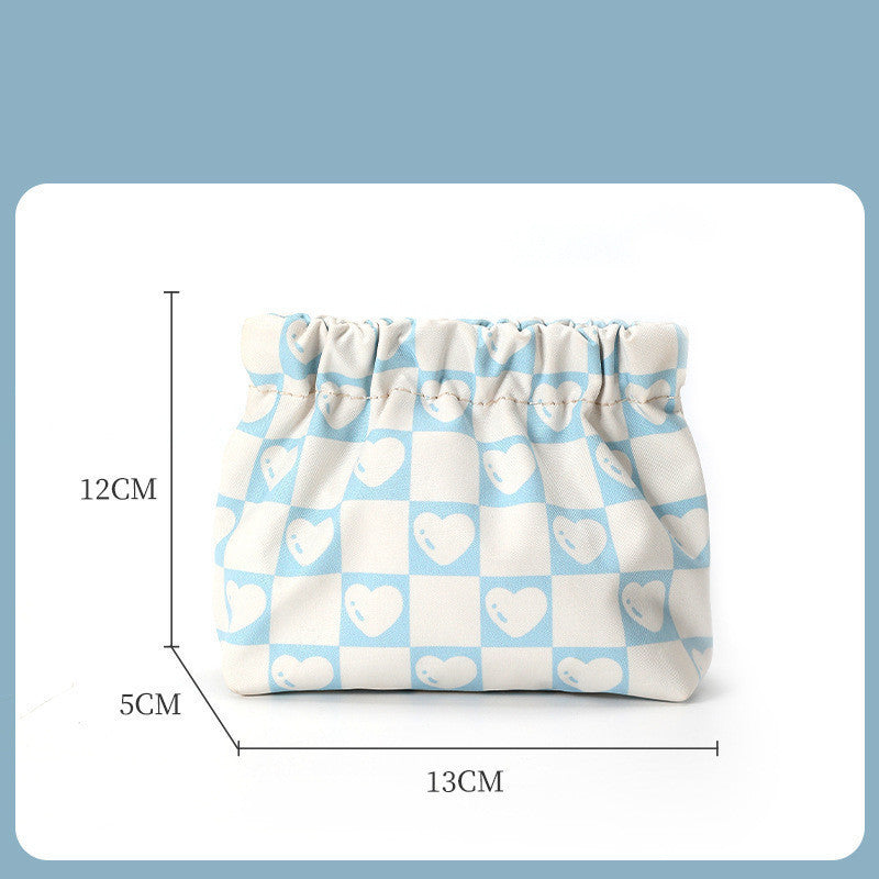 Printing Mouth Red Bag Storage Bag Portable