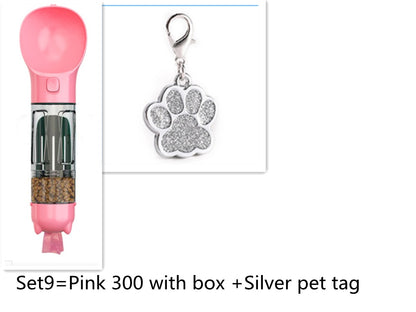 Vaso de agua multifuncional para mascotas Para llevar con el perro