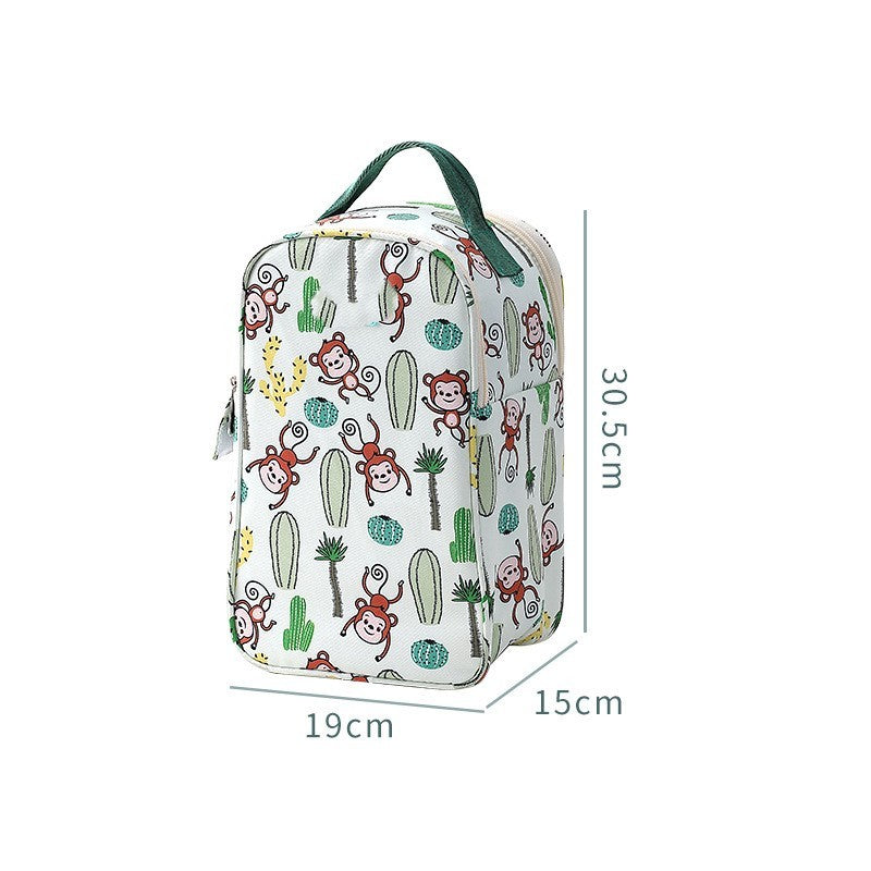 Students Carry Insulated Lunch Bag With Rice Preservation Bag