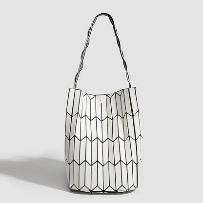 Geometrische Rhombus Farblich passende Umhängetasche