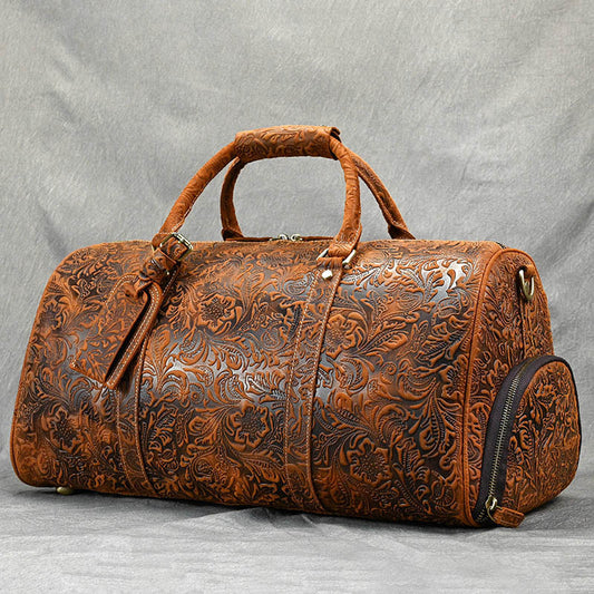 Rustic Luxe Vintage Leather Handbag