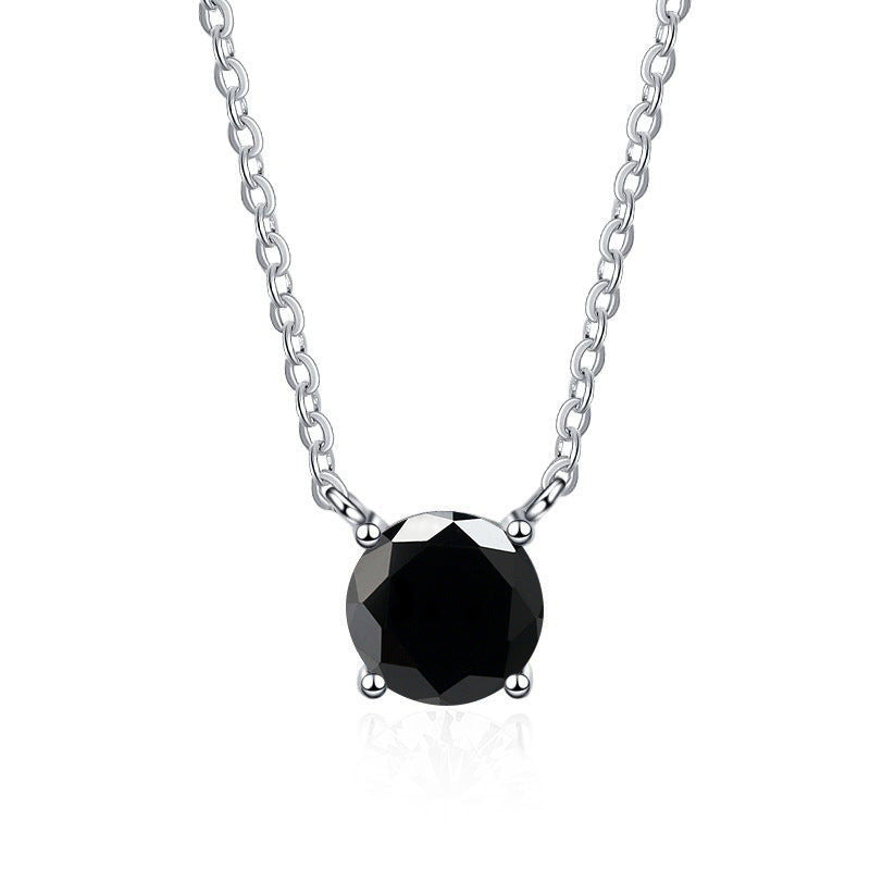 S925 Sterling Silver Moissanite 1 Karat Necklace