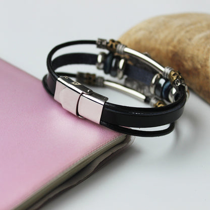 Pulsera estudiantil popular europea y americana con adorno