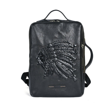 HeritageCraft Rucksack aus echtem Rindsleder