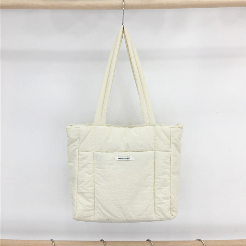 Nylon Canvas Shoulder Bag