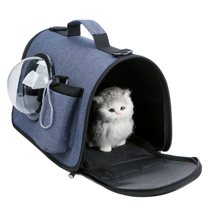 Bolsa portátil para gatos, bolsa cruzada portátil para exteriores para mascotas