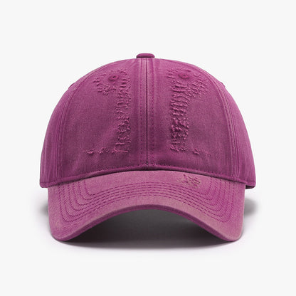 Gorra con visera estilo americano retro con aspecto de cara para hombre