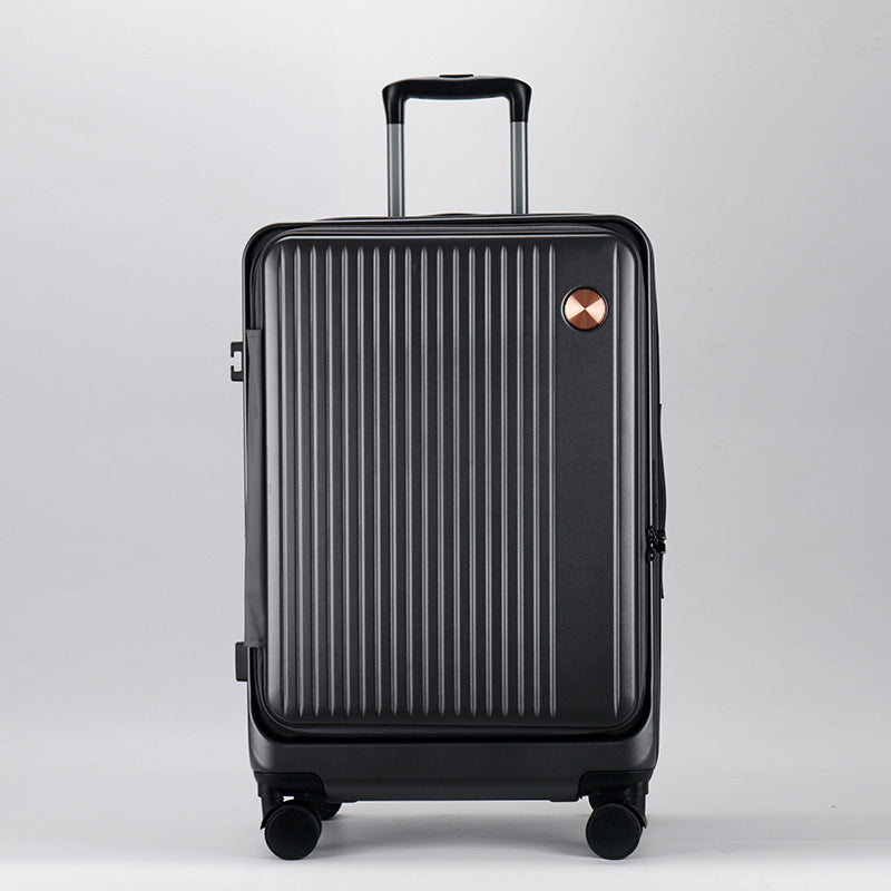Drop-resistant Zipper Trolley Student Luggage