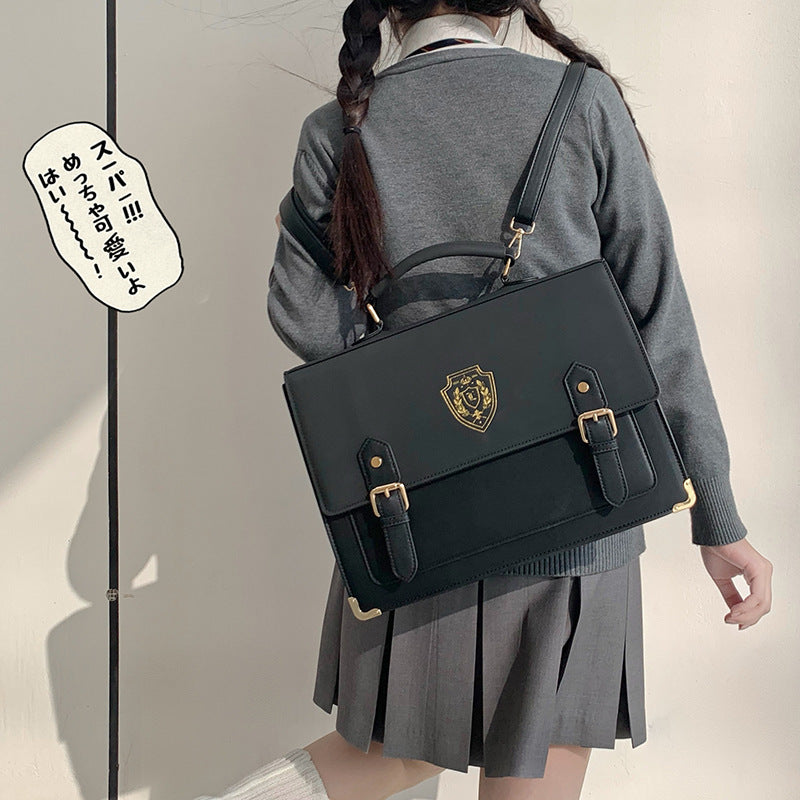 College Style One-shoulder