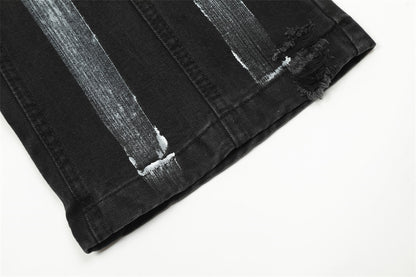 Fashion Loose Denim Bootcut Pants Men - BAGMODA