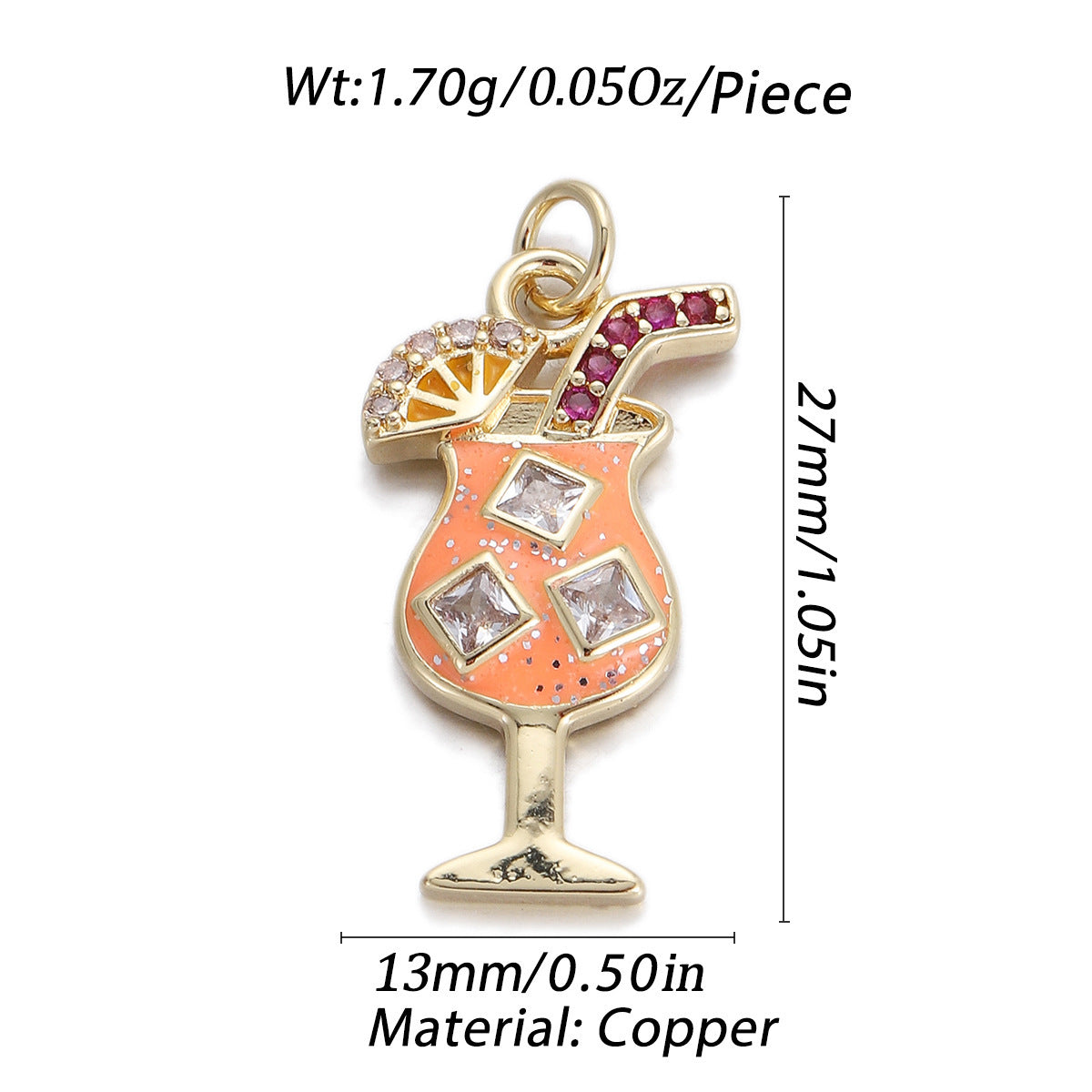 Drop Oil Bow Sunflower Pendant Diy Bracelet Necklace