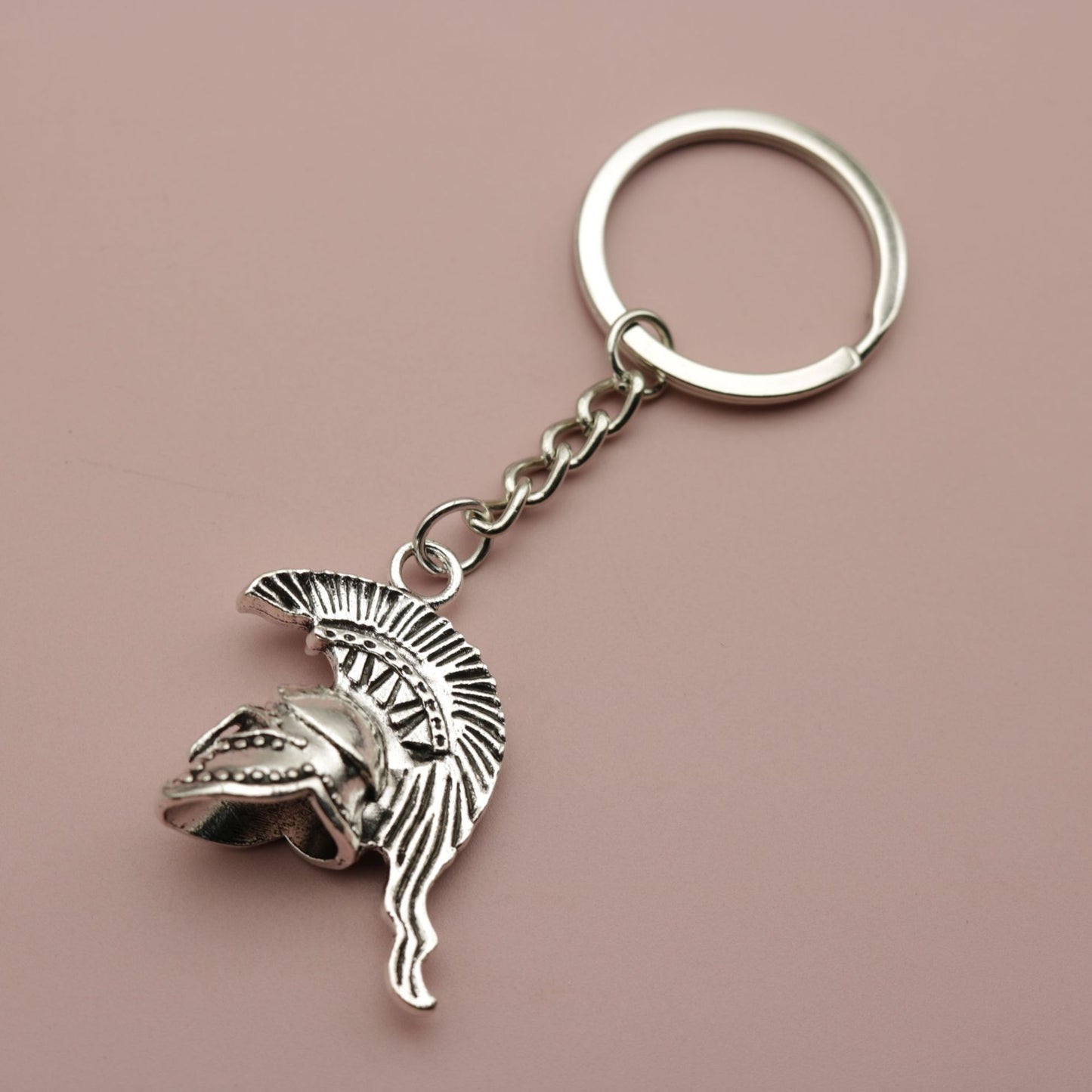 Ornament Simple Helmet Keychain Pendant