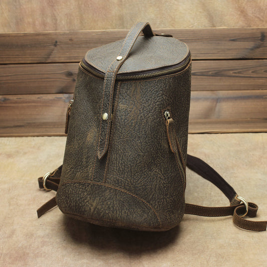 Caverton Classic Leather Backpack