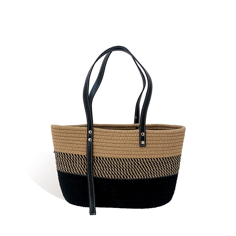 Sunhaven Handwoven Beach Bag