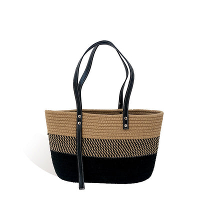 Sunhaven handgewebte Strandtasche