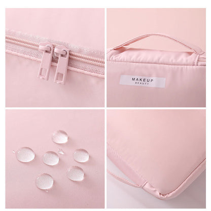Bolsa de cosméticos portátil impermeable de gran capacidad
