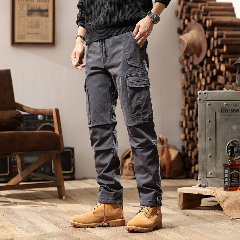 High Street Loose Functional Casual Pants Men - BAGMODA