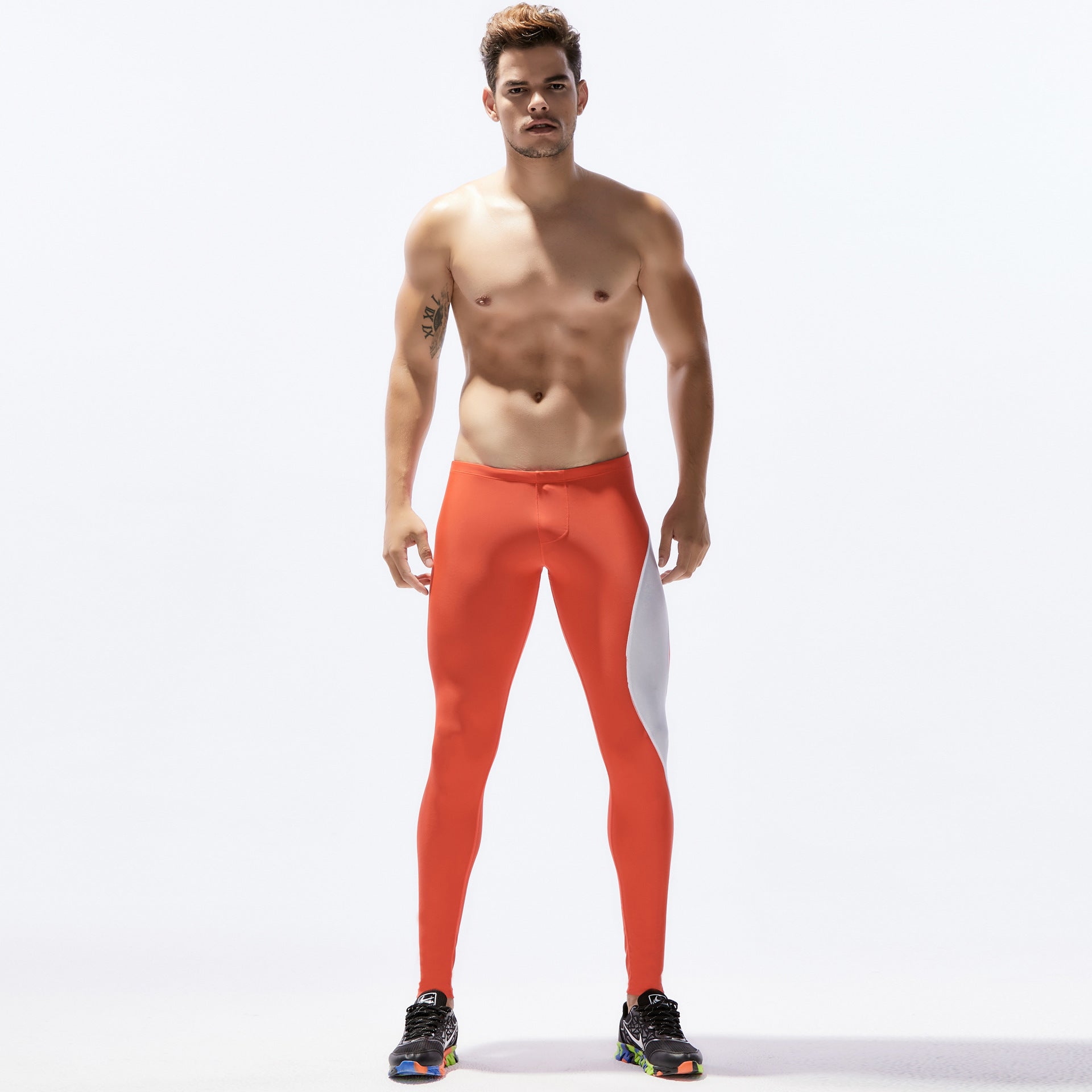 Men Sports Tight Stretch Fitness Pants - BAGMODA