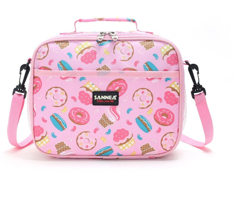 Children's Portable Cartoon Extra Thick Insulation Lunch Bag