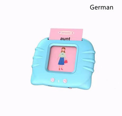 Karte Frühe Bildung Kinder Aufklärung Englisch Lernen Maschine