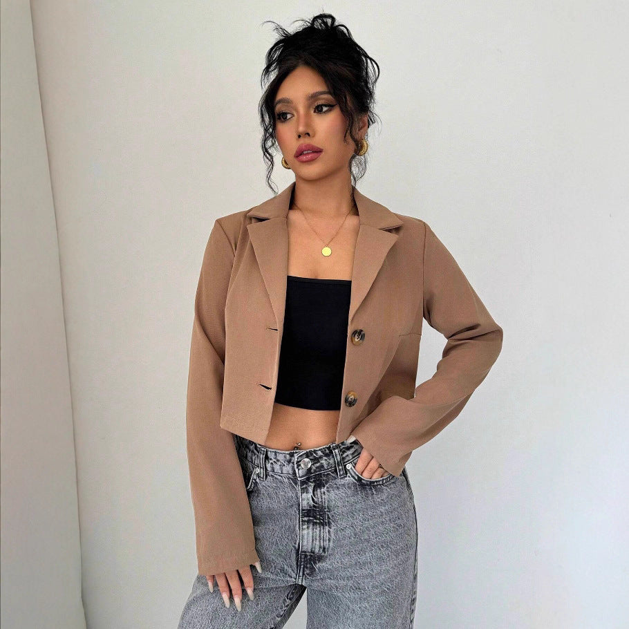 High-grade Socialite Short Western Style Coat