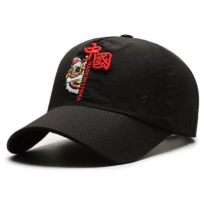 National Fashion Lion Dance National Style Schirmmütze Herren Sommer