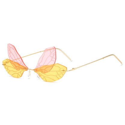 Wild Butterfly Street Shooting Sonnenbrille Damen