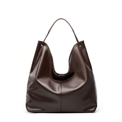 Bolso de mano de piel curtida vegetal de primera calidad