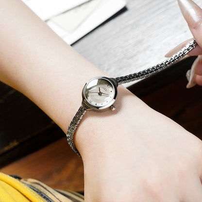 Reloj de mujer ligero, de lujo, pequeño, elegante, resistente al agua y con múltiples funciones.