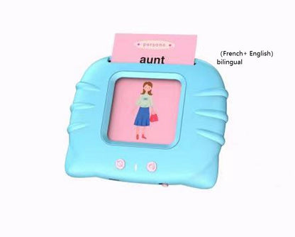 Karte Frühe Bildung Kinder Aufklärung Englisch Lernen Maschine
