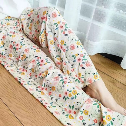 40 Baumwolle Seide Pyjama Hose Sommer Frauen