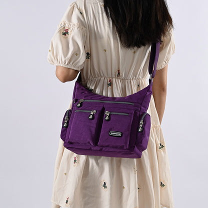 Bolsos cruzados impermeables con múltiples bolsillos