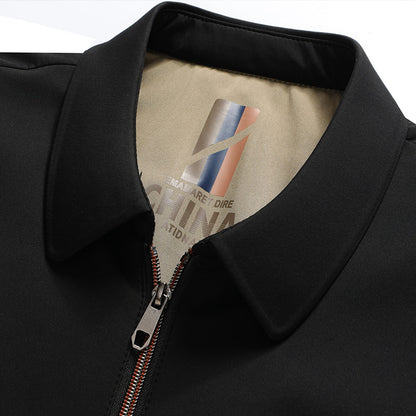 Herbst Winter Herren Fleece Gefütterte Jacke