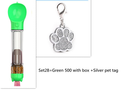 Vaso de agua multifuncional para mascotas Para llevar con el perro
