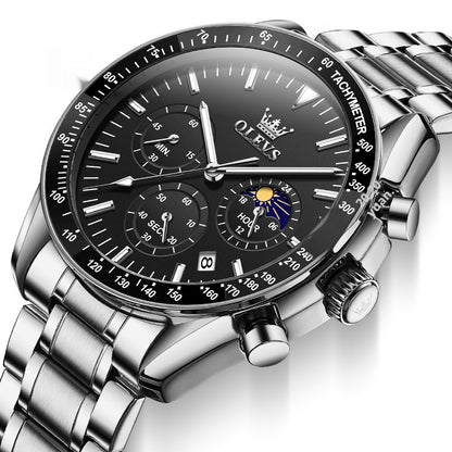 Reloj deportivo de cuarzo con personalidad y moda para hombre.