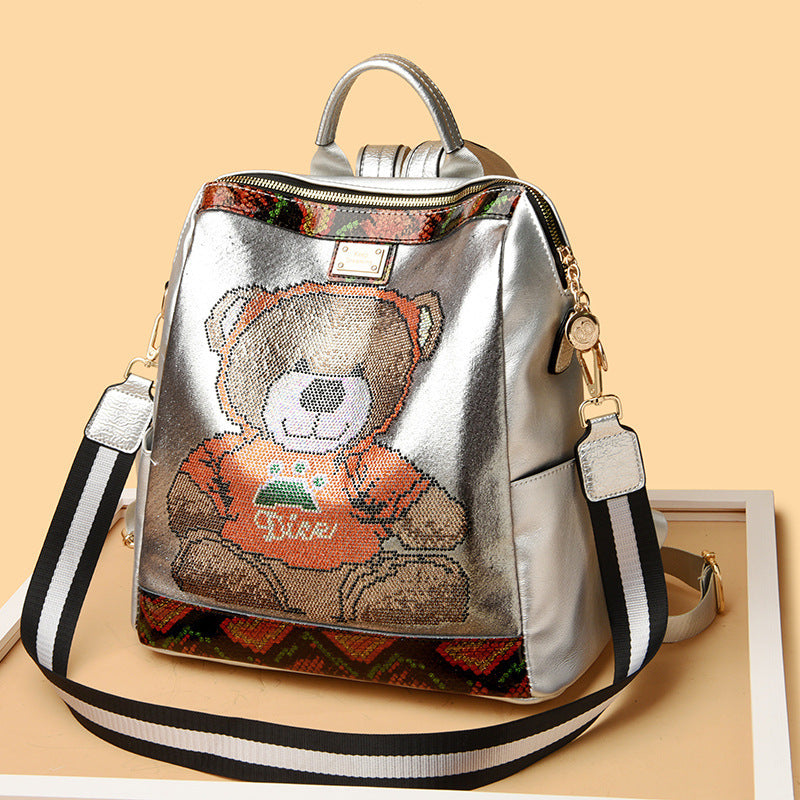 Teddy Rhinestone Backpack