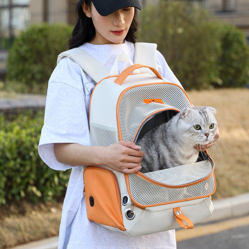 Double Shoulder Cat Bag Portable Foldable Pet Supplies
