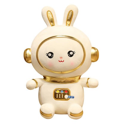 Figuras de acción de conejo espacial de peluche de la serie Astronaut