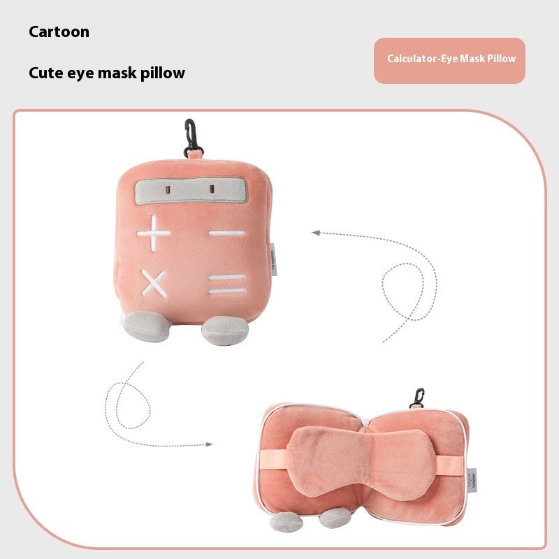 Storage Eye Mask U-shape Pillow Travel Portable Hanging Luggage