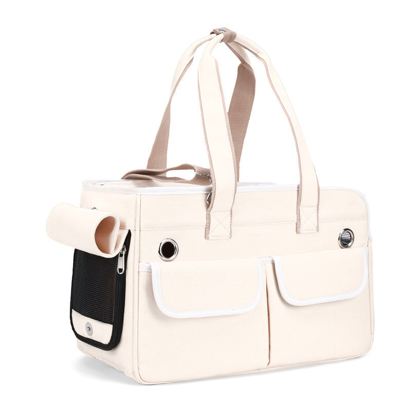 Outdoor Breathable Canvas Portable Portable Pet Bag